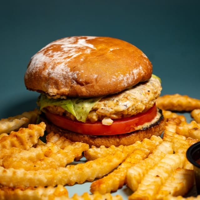 Shrimp Burger.