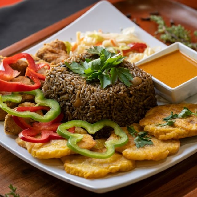 Djon-Djon Rice Platter.